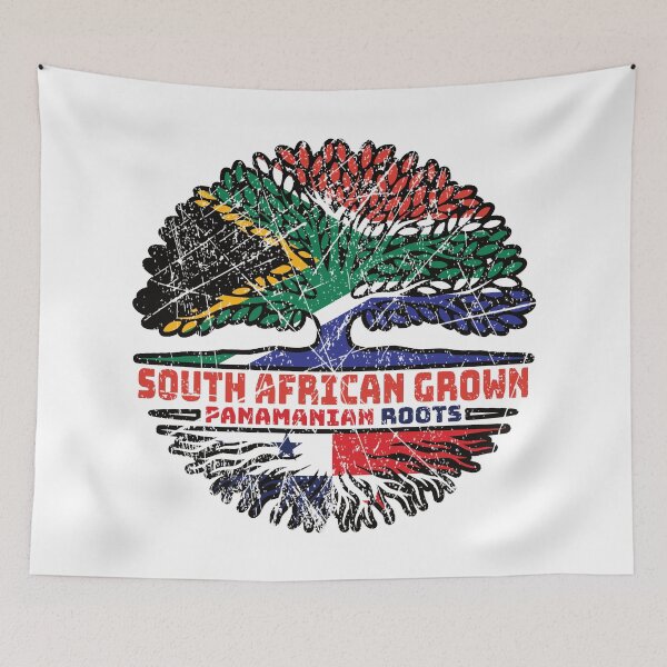 Item preview, Panama Panamanian South African South Africa Tree Roots Flag designed and sold by FlagX.