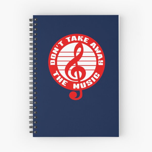 Item preview, DON'T TAKE AWAY THE MUSIC. V2. RED/WHITE. POCKET PRINT. designed and sold by 5hertz.
