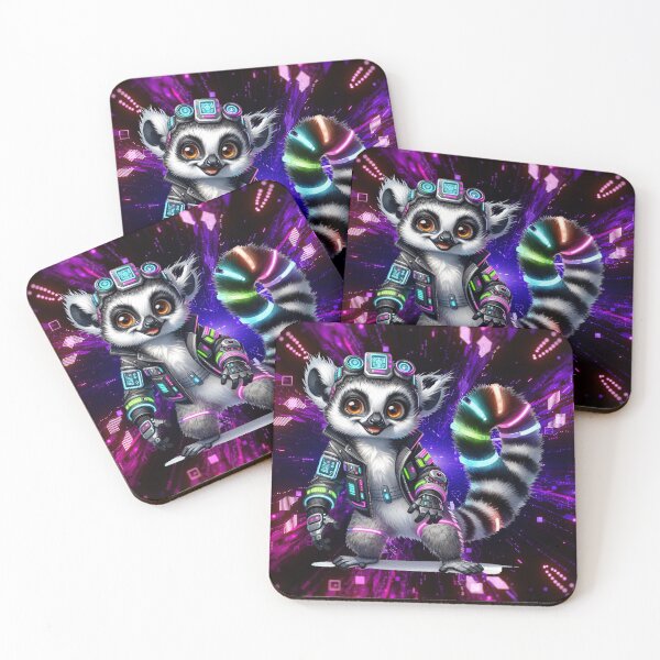 Item preview, Cyber Lemur Adventurer designed and sold by Sillytoe.