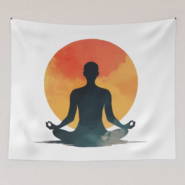 Item preview, Meditating Solar Zen designed and sold by TAbstract.