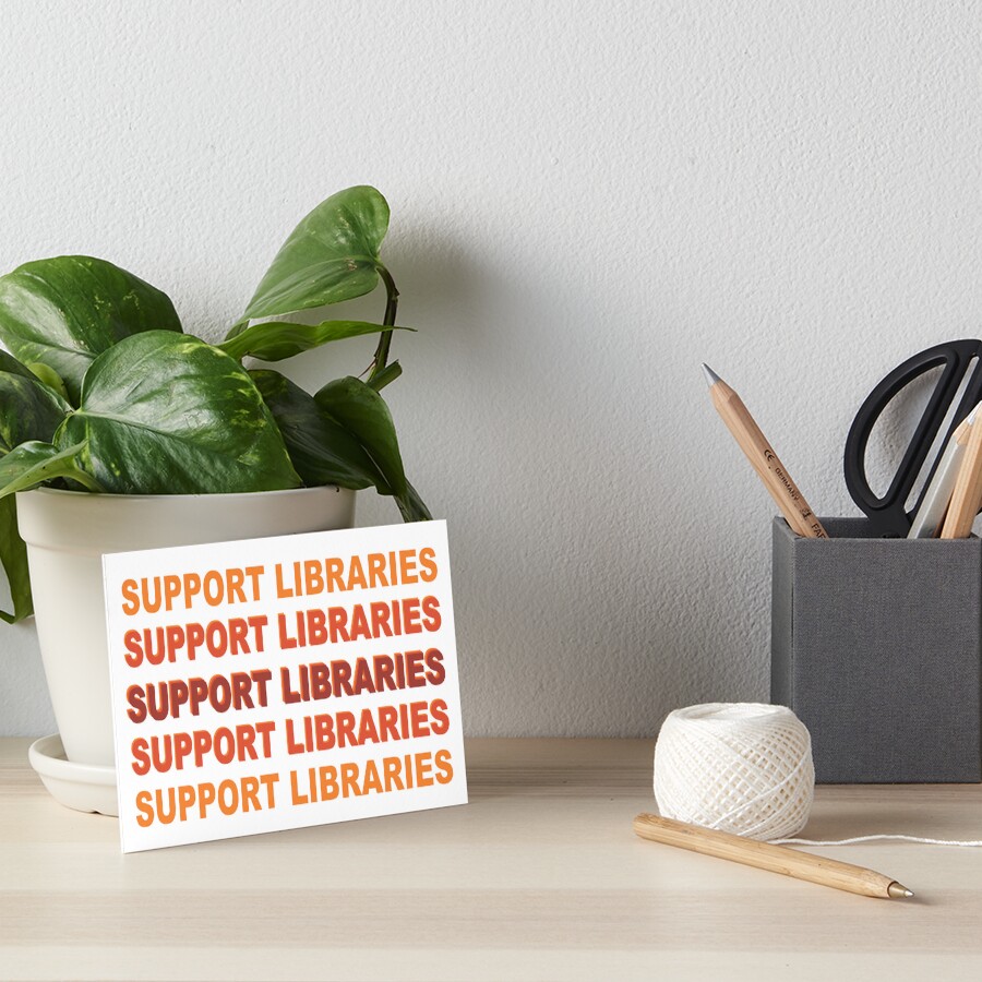 Item preview, Art Board Print designed and sold by LibraryFriends.