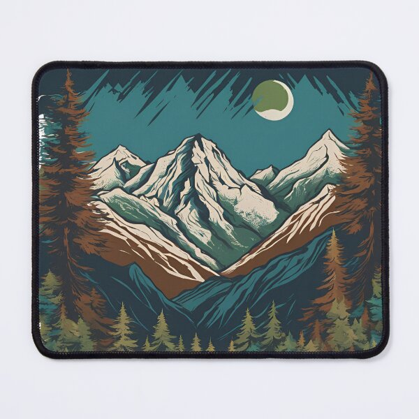 Item preview, Mountain Night Landscape Scene designed and sold by Creastore.