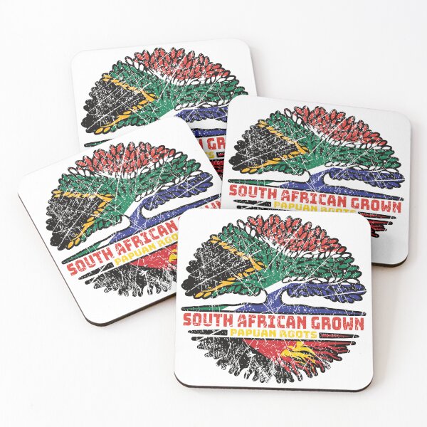 Item preview, Papua Papuan South African South Africa Tree Roots Flag designed and sold by FlagX.