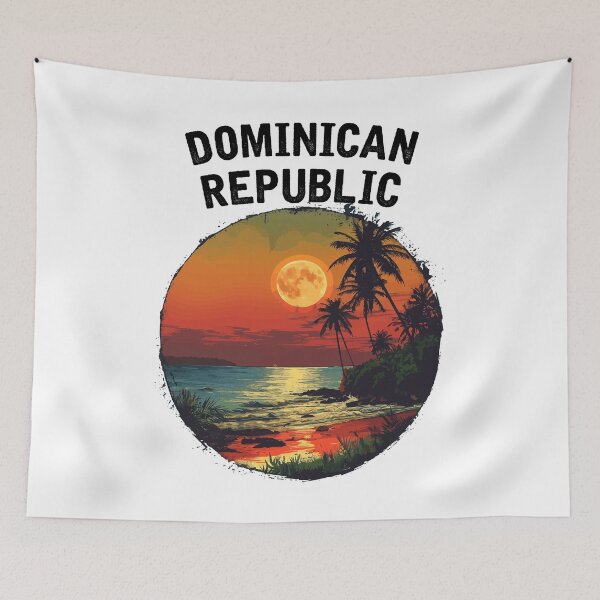 Item preview, Dominican Republic (with Black Lettering) designed and sold by VelvetRoom.