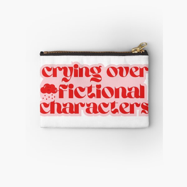 Item preview, Crying over fictional characters red and pink designed and sold by Gwendesigns.