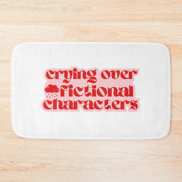 Item preview, Crying over fictional characters red and pink designed and sold by Gwendesigns.
