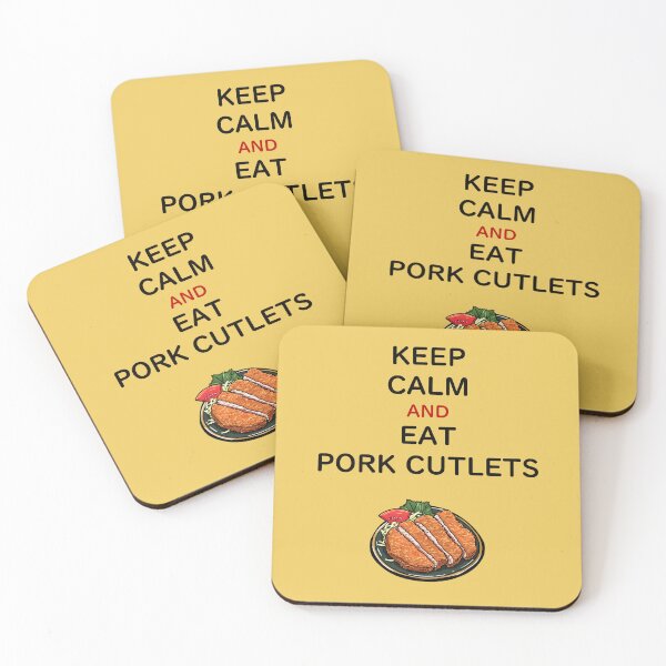 Item preview, Keep calm and eat pork cutlets-2 designed and sold by sakurashorty.