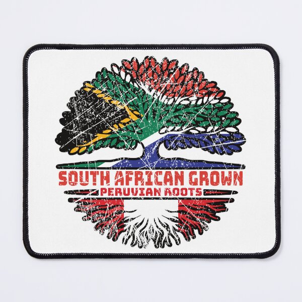 Item preview, Peru Peruvian South African South Africa Tree Roots Flag designed and sold by FlagX.