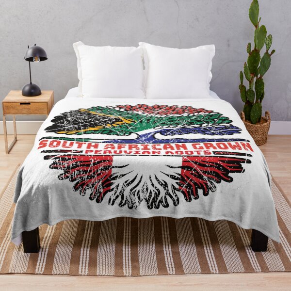 Item preview, Peru Peruvian South African South Africa Tree Roots Flag designed and sold by FlagX.