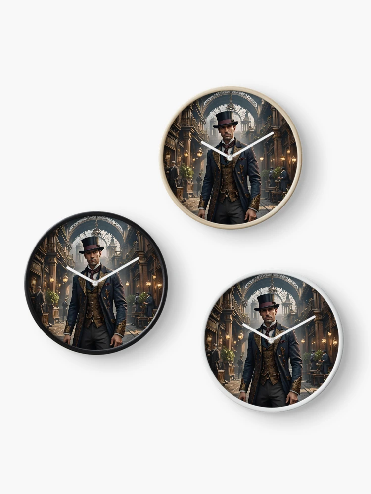 Thumbnail 3 of 4, Clock, Gilbert designed and sold by RelinCreates.
