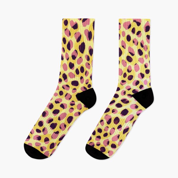 Item preview, Pink and Yellow Leopard Skin - Unique Abstract Pattern designed and sold by SportyAndArtful.