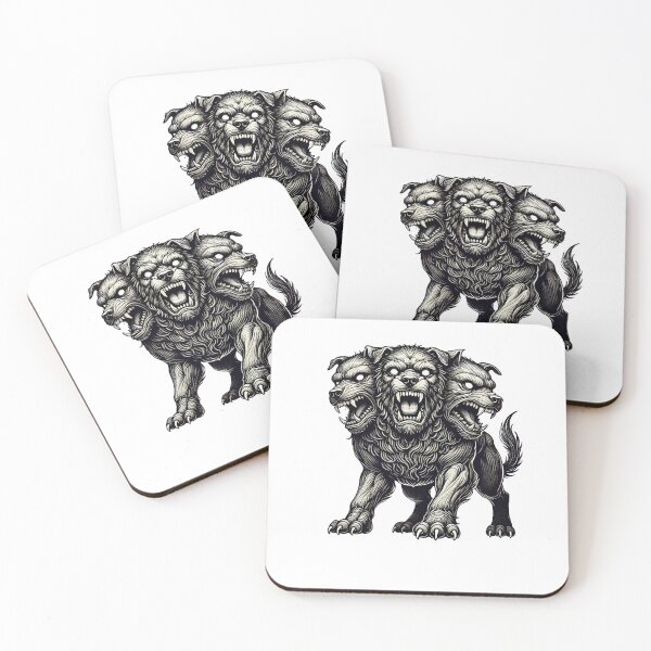 Item preview, Cerberus Greek Mythology Mythical Three-Headed Dog  designed and sold by The Junto Shop.