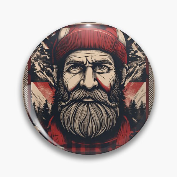Item preview, Bearded lumberjack designed and sold by LiveOutdoor.