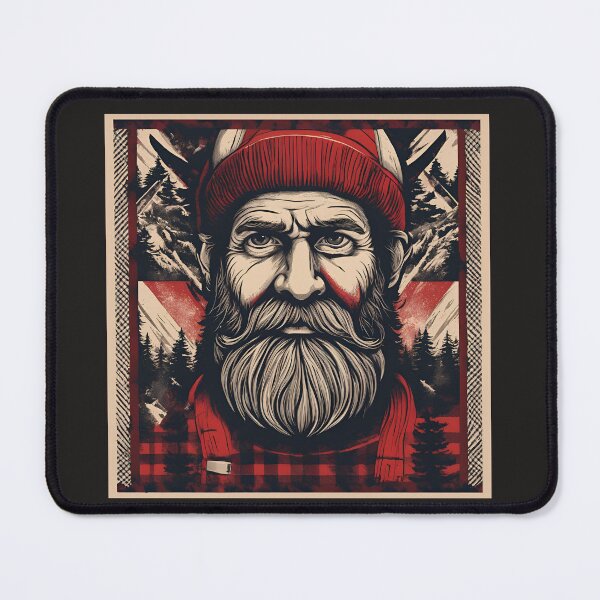 Item preview, Bearded lumberjack designed and sold by LiveOutdoor.