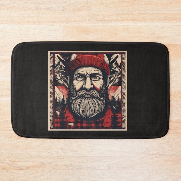 Item preview, Bearded lumberjack designed and sold by LiveOutdoor.