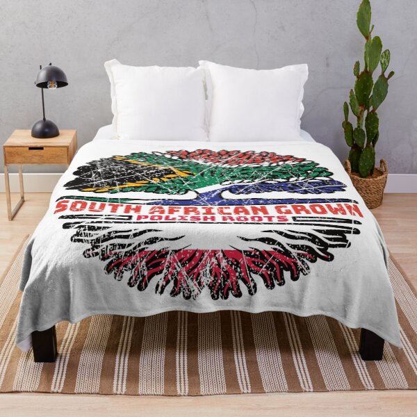 Item preview, Poland Polish South African South Africa Tree Roots Flag designed and sold by FlagX.