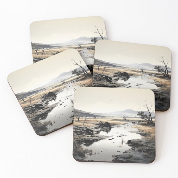 Item preview, Calligraphic Depiction of the Australian Outback  designed and sold by Shutter-Dragon.