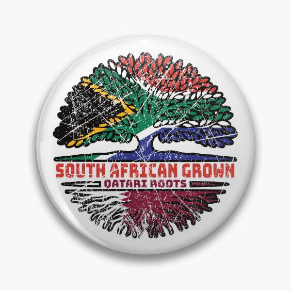Item preview, Qatari Qatar South African South Africa Tree Roots Flag designed and sold by FlagX.
