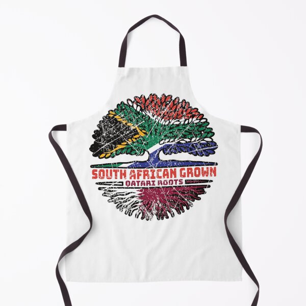 Item preview, Qatari Qatar South African South Africa Tree Roots Flag designed and sold by FlagX.