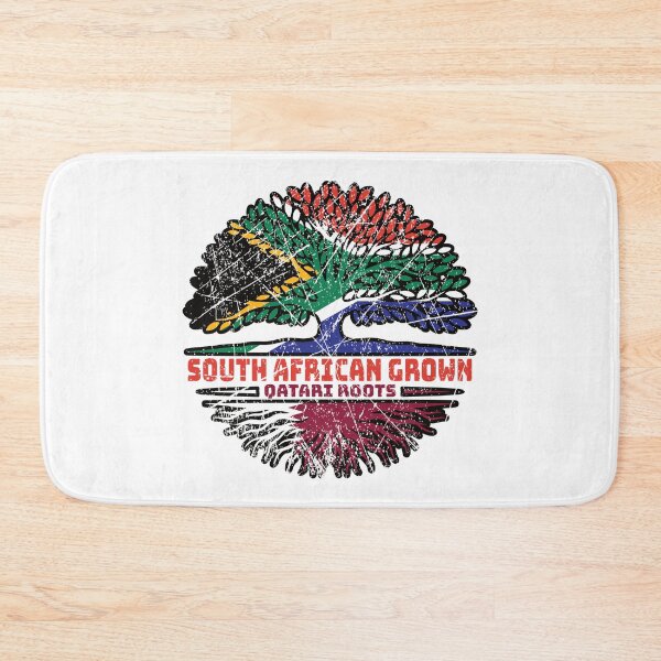 Item preview, Qatari Qatar South African South Africa Tree Roots Flag designed and sold by FlagX.