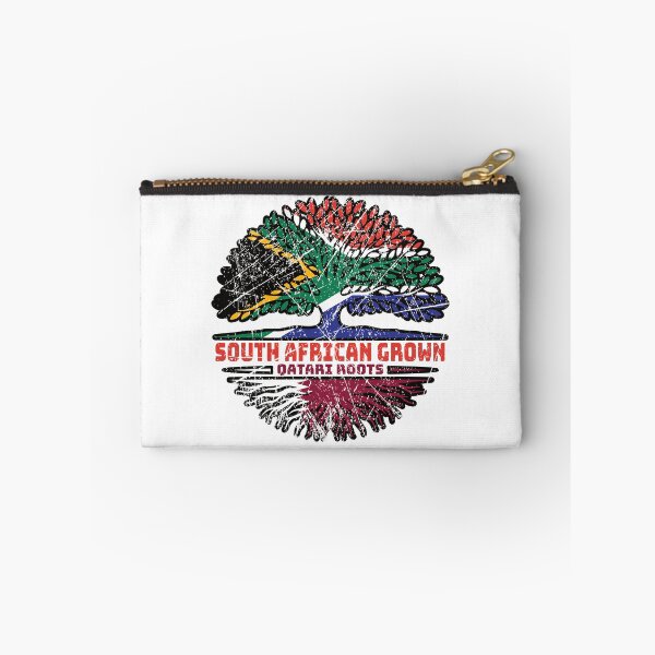 Item preview, Qatari Qatar South African South Africa Tree Roots Flag designed and sold by FlagX.