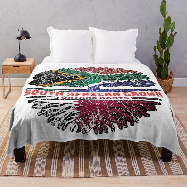 Item preview, Qatari Qatar South African South Africa Tree Roots Flag designed and sold by FlagX.