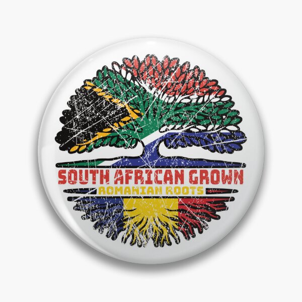 Item preview, Romania Romanian South African South Africa Tree Roots Flag designed and sold by FlagX.