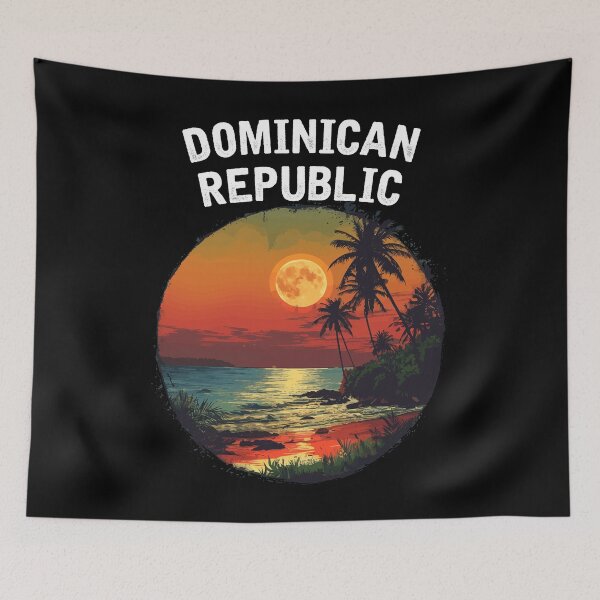 Item preview, Dominican Republic (with White Lettering) designed and sold by VelvetRoom.