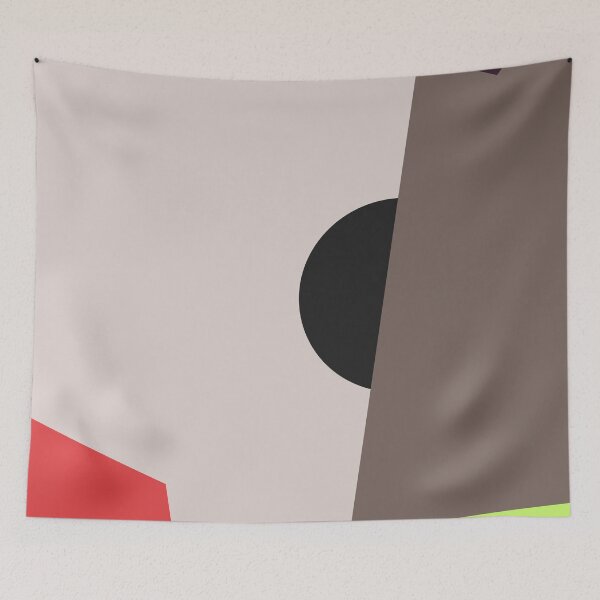 Item preview, Mid Century Modern Vintage Inspired Colorfield Geometric Abstract Poster designed and sold by pollylopsicle.