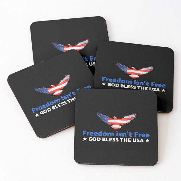 Item preview, Freedom isn't free, GOD BLESS THE USA designed and sold by CalliesTees.
