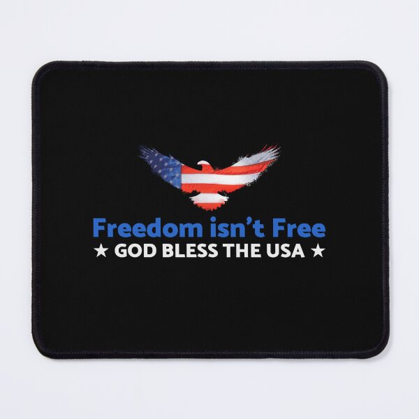 Item preview, Freedom isn't free, GOD BLESS THE USA designed and sold by CalliesTees.