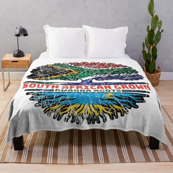 Item preview, Rwanda Rwandan South African South Africa Tree Roots Flag designed and sold by FlagX.