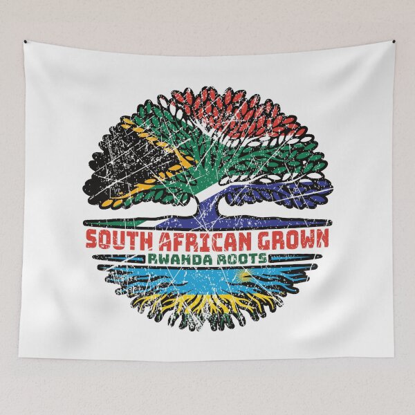 Item preview, Rwanda Rwandan South African South Africa Tree Roots Flag designed and sold by FlagX.