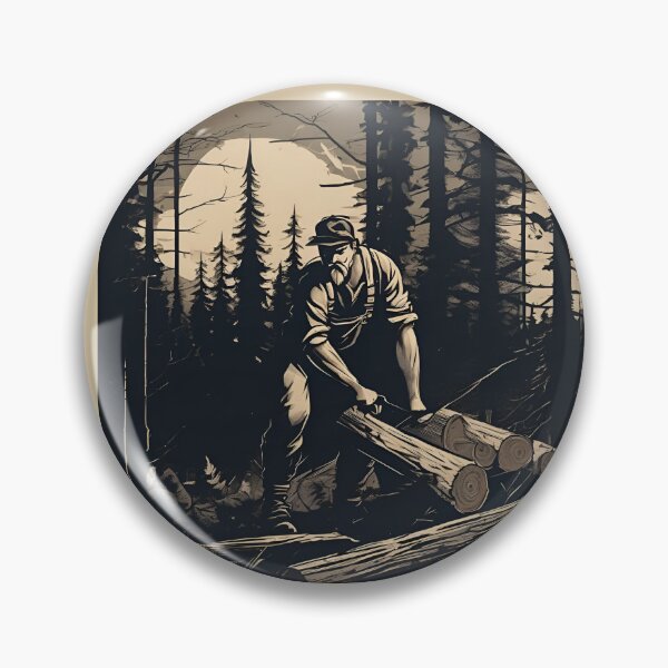 Item preview, Bearded lumberjack designed and sold by LiveOutdoor.