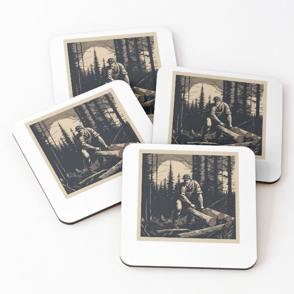Item preview, Bearded lumberjack designed and sold by LiveOutdoor.