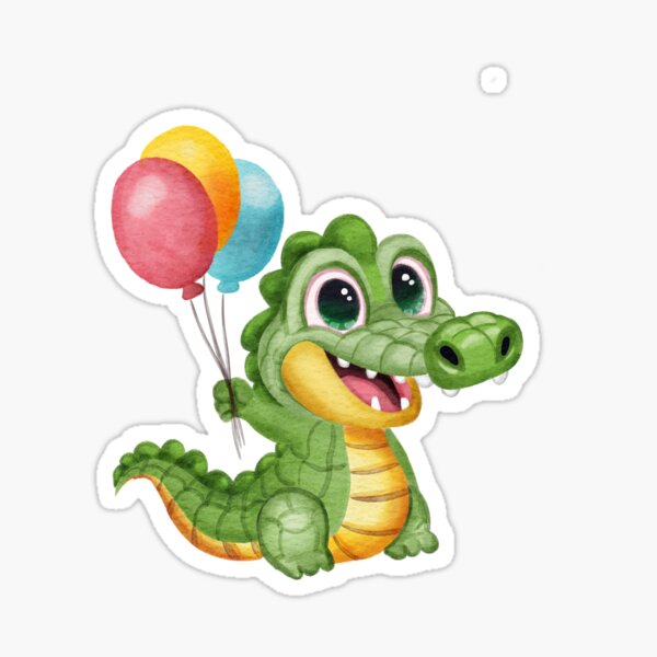 Artikel-Vorschau von Niedlicher Cartoon-Alligator, designt und verkauft von sonsundon.