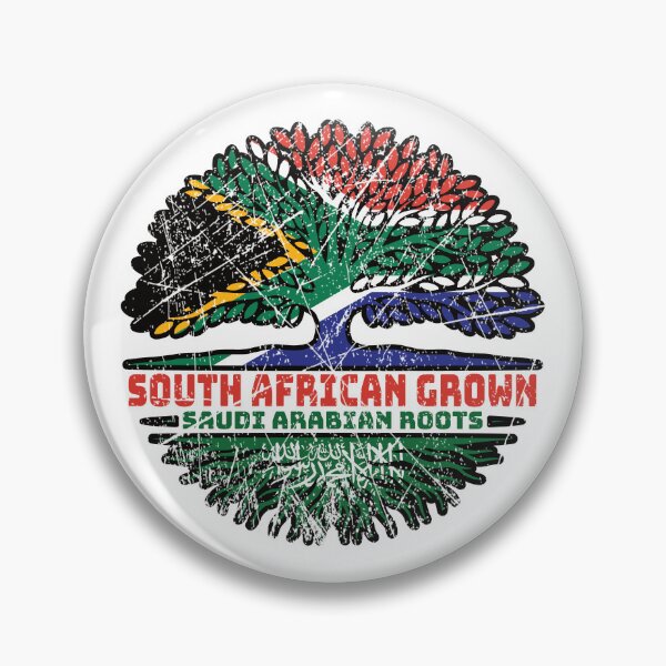 Item preview, Saudi Arabia Saudi Arabian South African South Africa Tree Roots Flag designed and sold by FlagX.