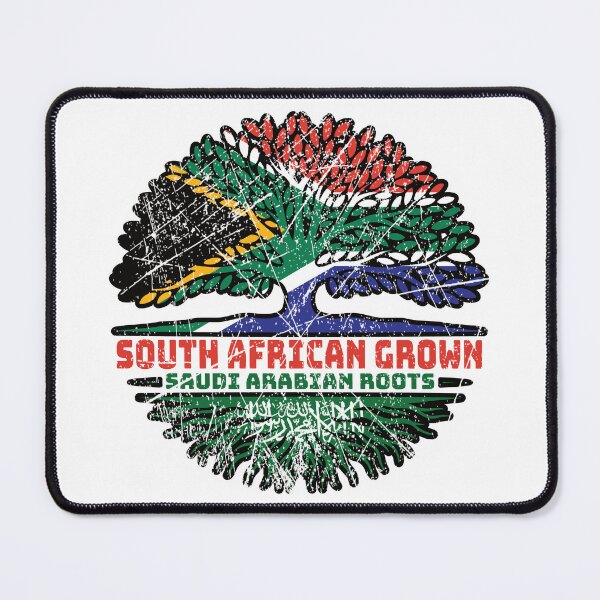 Item preview, Saudi Arabia Saudi Arabian South African South Africa Tree Roots Flag designed and sold by FlagX.