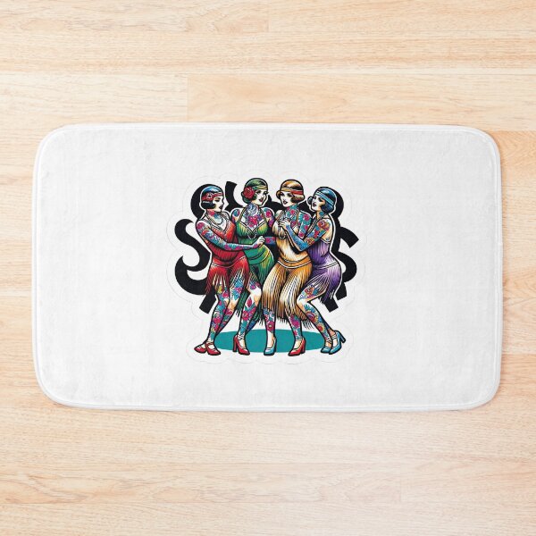Item preview, Four Flappers at the Speakeasy designed and sold by PinUpPizzazz.