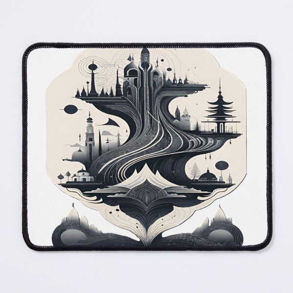 Item preview, Architectural Harmony: An Abstract Fusion designed and sold by merve02shop.
