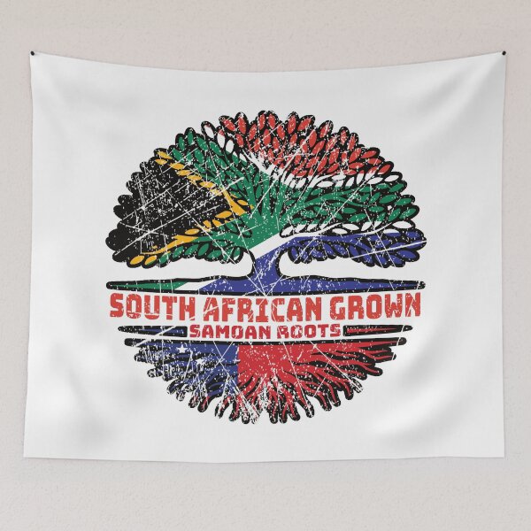 Item preview, Samoa Samoan South African South Africa Tree Roots Flag designed and sold by FlagX.