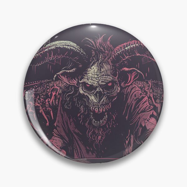 Item preview, Zombie Baphomet in a Dark Concert designed and sold by Caracas-Vintage.