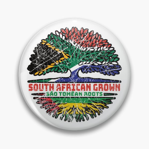 Item preview, Sao Tome and Principe Sao Tomean South African South Africa Tree Roots Flag designed and sold by FlagX.