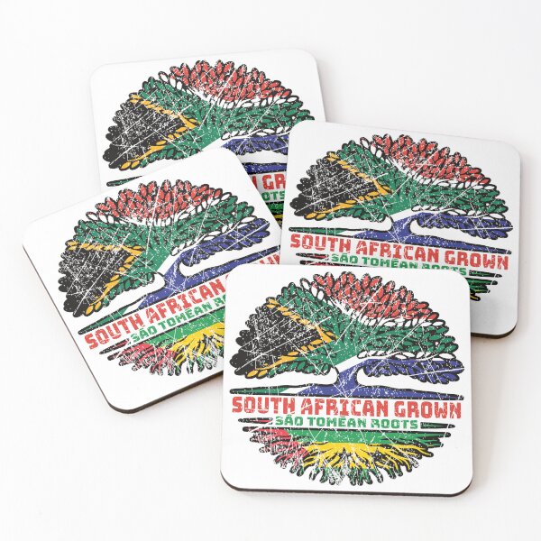 Item preview, Sao Tome and Principe Sao Tomean South African South Africa Tree Roots Flag designed and sold by FlagX.