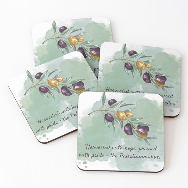 Item preview, Palestine Olives Quote English #1 designed and sold by Barakah Boutique.