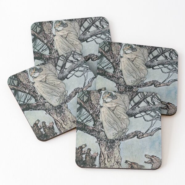 Item preview, The Wooing of Becfola - Irish Fairy Tales - Arthur Rackham designed and sold by forgottenbeauty.