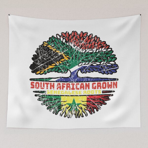 Item preview, Senegal Senegalese South African South Africa Tree Roots Flag designed and sold by FlagX.