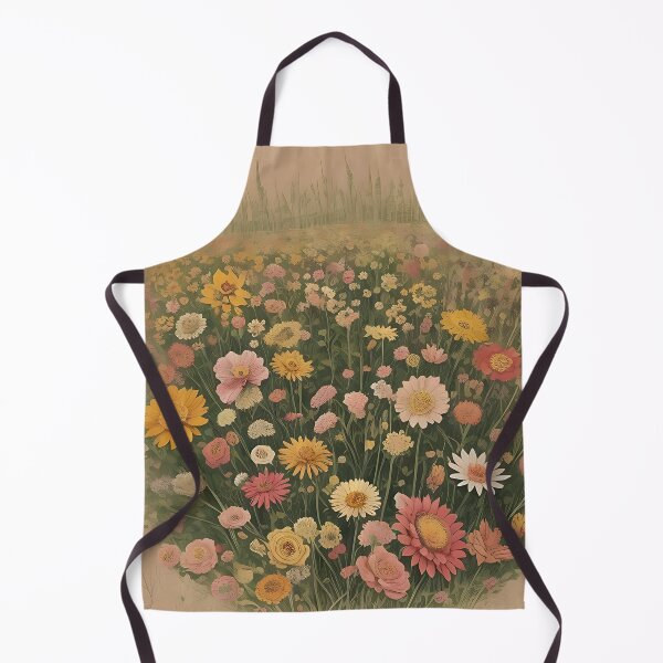 Item preview, Old Vintage Postcard Flower Field designed and sold by MadnessEnvelope.