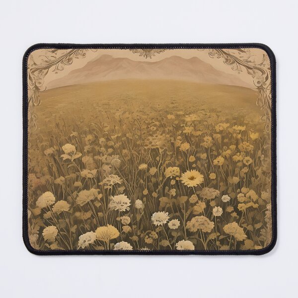 Item preview, Old Vintage Postcard Field of Flowers designed and sold by MadnessEnvelope.