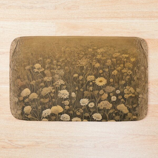 Item preview, Old Vintage Postcard Field of Flowers designed and sold by MadnessEnvelope.
